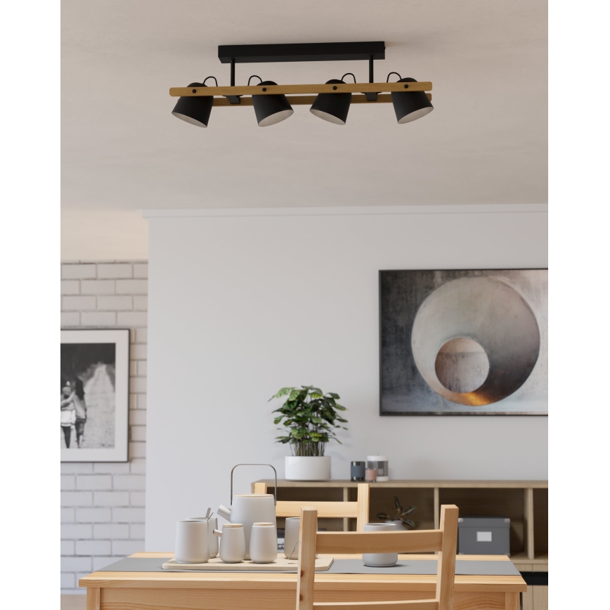Eglo - Dimmbare LED-RGBW-Aufbauleuchte 4xLED/3,7W/230V 2700-6500K