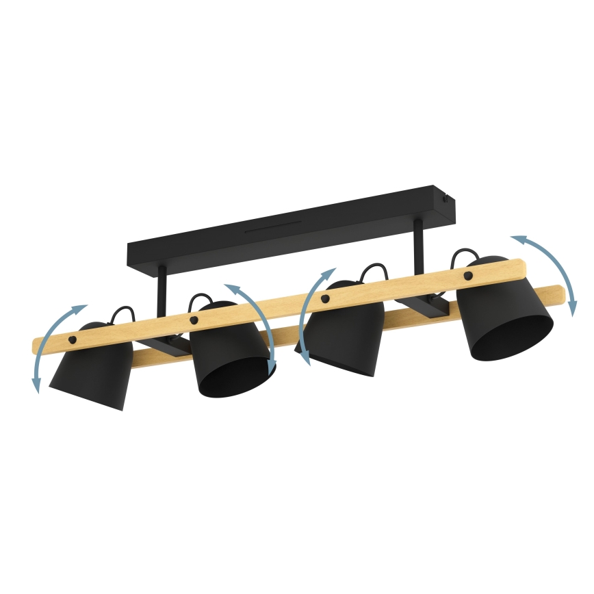 Eglo - Dimmbare LED-RGBW-Aufbauleuchte 4xLED/3,7W/230V 2700-6500K