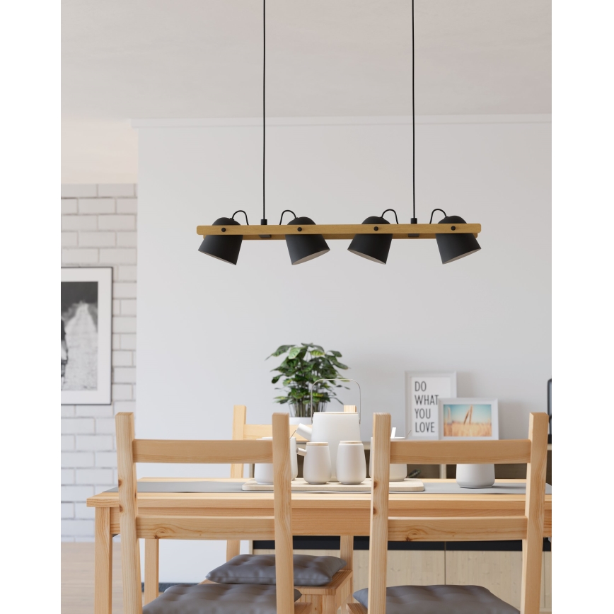 Eglo - Dimmbare LED-RGBW-Hängeleuchte 4xLED/3,7W/230V 2700-6500K