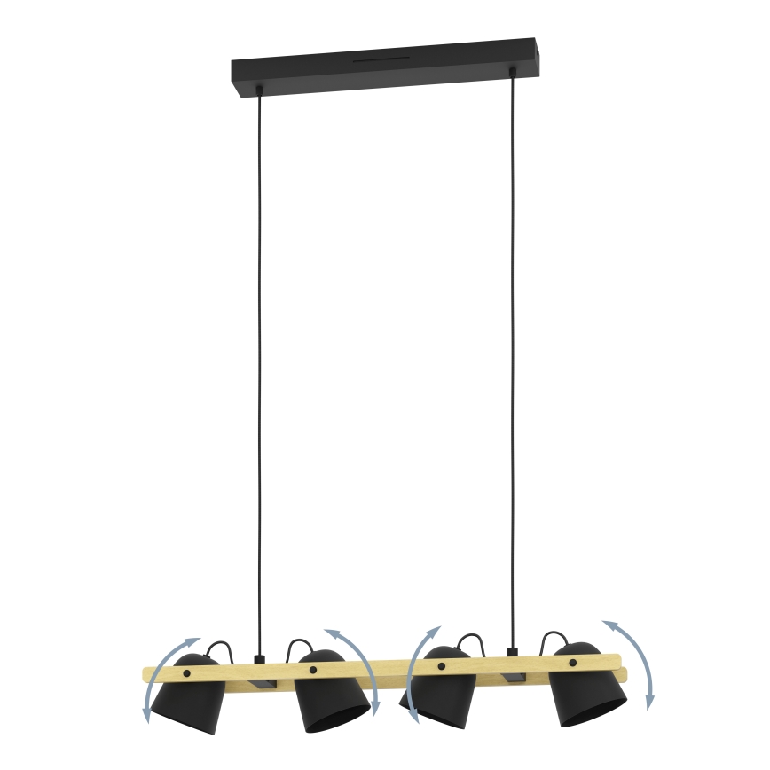 Eglo - Dimmbare LED-RGBW-Hängeleuchte 4xLED/3,7W/230V 2700-6500K