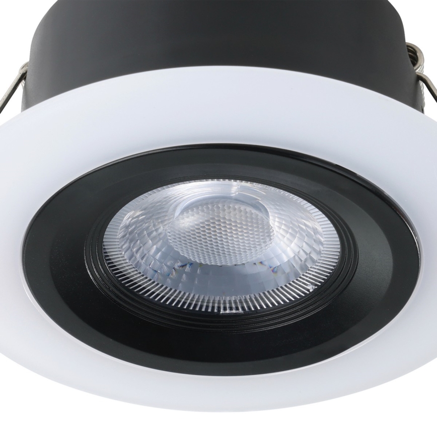 Eglo - 3er-Set LED-Einbauleuchten, 4,8 W, 230 V, schwarz