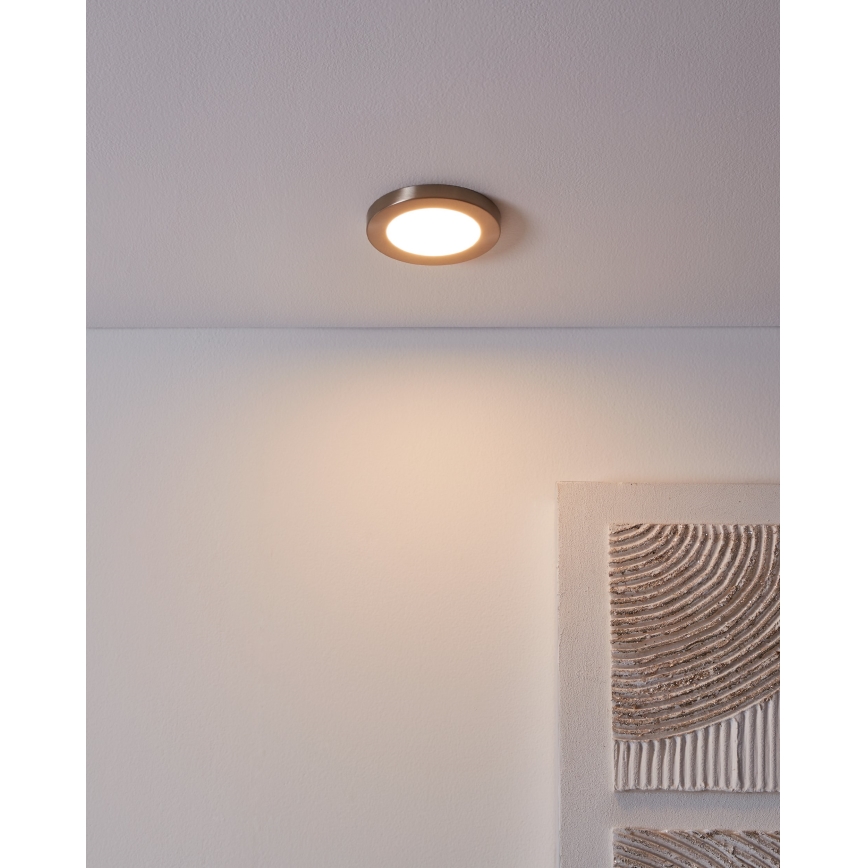 Eglo - LED-Einbauleuchte LED/5,5W/230V 3000K matt Chrom