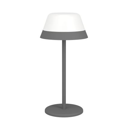Eglo - Dimmbare LED-RGBW-Außenleuchte mit Touch-Funktion 2-in-1 LED/1,5W/5V 2600 mAh IP54 grau