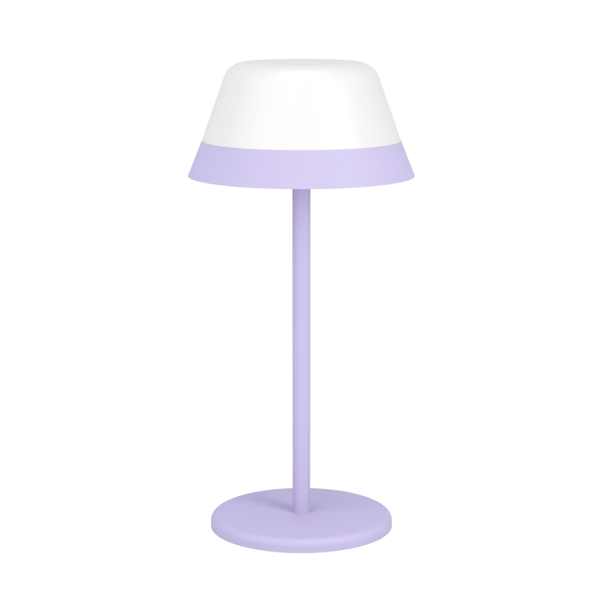 Eglo - Dimmbare LED-RGBW-Außenleuchte mit Touch-Funktion 2-in-1 LED/1,5W/5V 2600 mAh IP54 violett