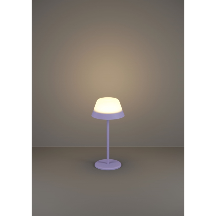 Eglo - Dimmbare LED-RGBW-Außenleuchte mit Touch-Funktion 2-in-1 LED/1,5W/5V 2600 mAh IP54 violett