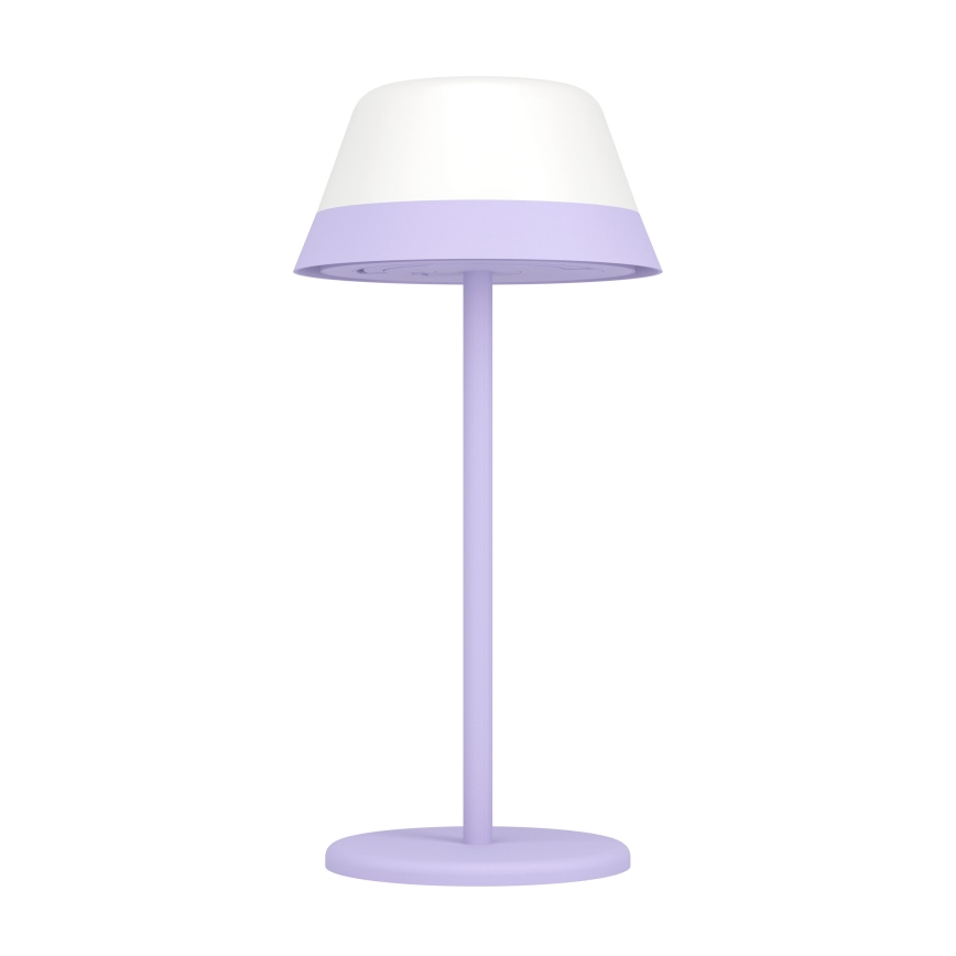 Eglo - Dimmbare LED-RGBW-Außenleuchte mit Touch-Funktion 2-in-1 LED/1,5W/5V 2600 mAh IP54 violett