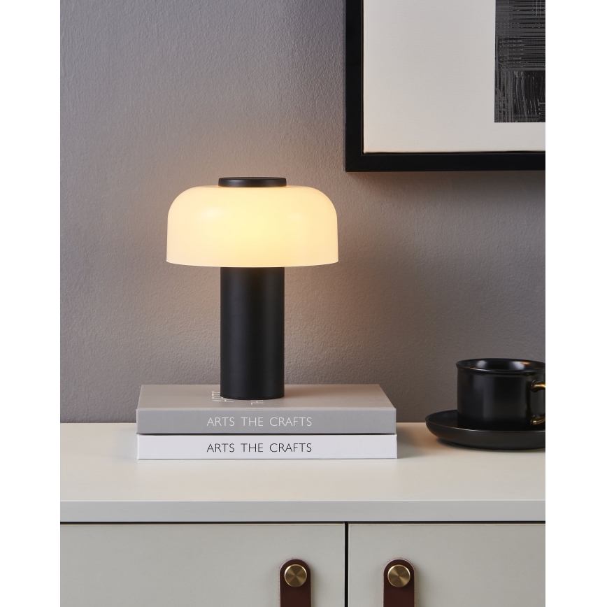 Eglo - Dimmbare LED-Außenleuchte mit Touch-Funktion LED/2,25W/5V 2400-4000K 5200 mAh IP44 schwarz/weiß