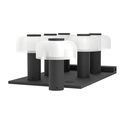 Eglo - Dimmbare LED-Außenleuchte mit Touch-Funktion LED/2,25W/5V 2400-4000K 5200 mAh IP44 schwarz/weiß