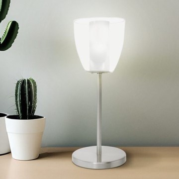EGLO 90101 - Tischleuchte OLBIA 1xG9/9W mattchrom