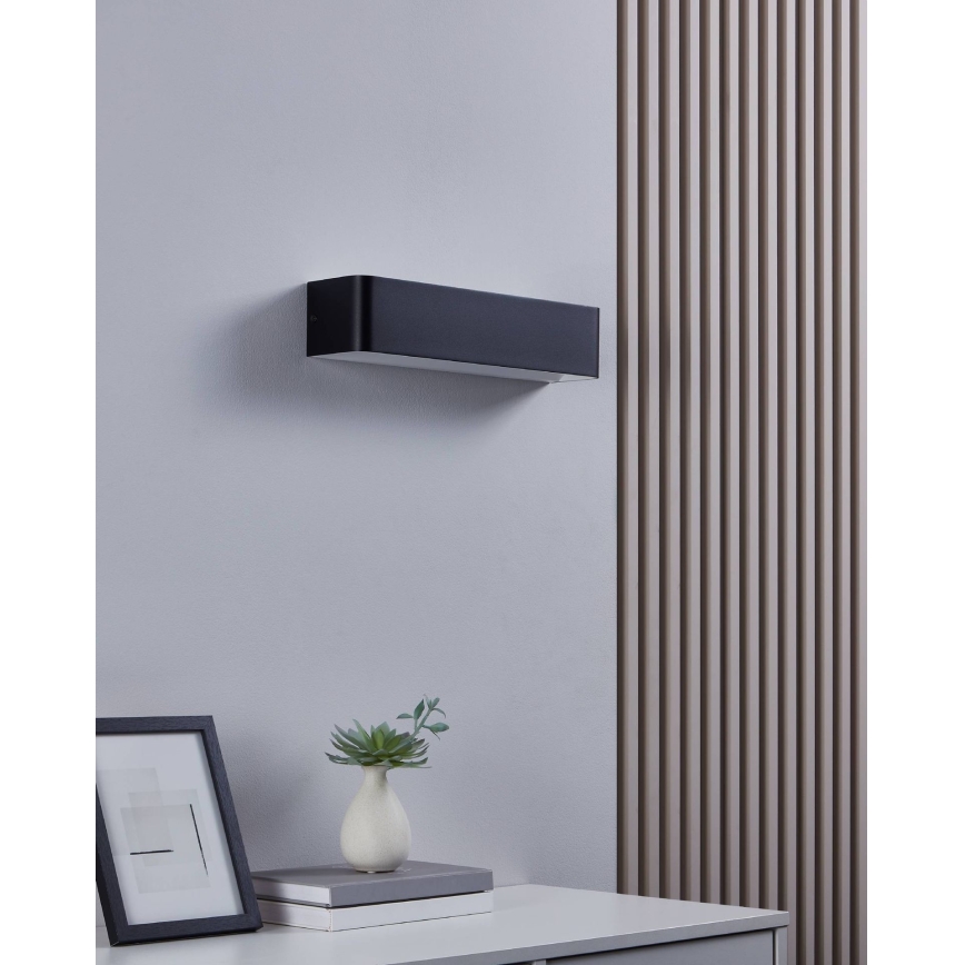 Eglo - LED-Wandleuchte LED/12W/230V 3000K schwarz