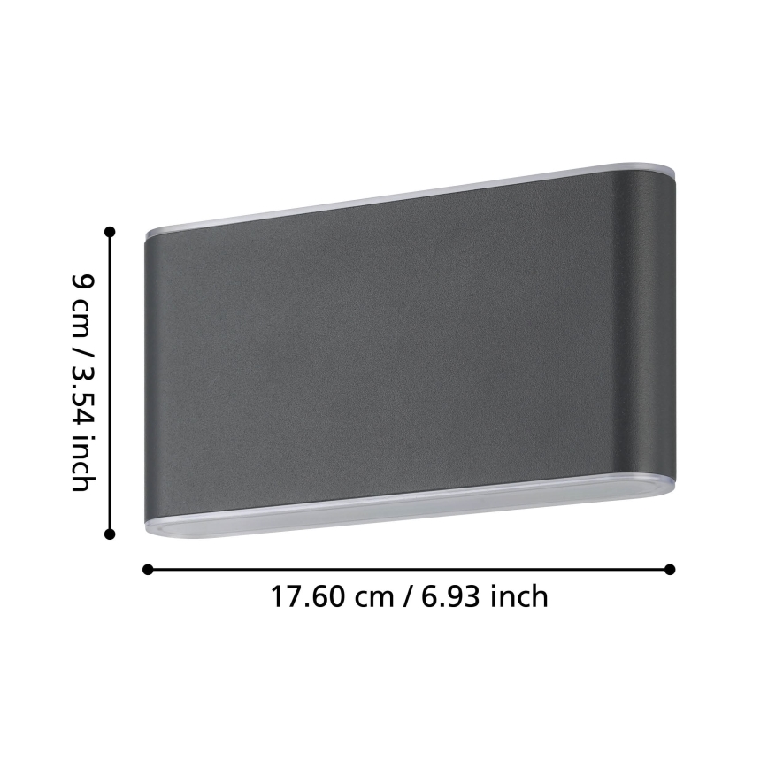 Eglo - LED-Wandleuchte für den Außenbereich 2xLED/5,8W/230V IP65
