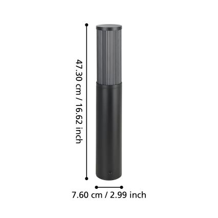 Eglo - Außenleuchte 1xE27/15W/230V 46,5 cm IP54