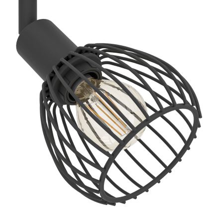 Eglo - Strahler 4xE14/40W/230V schwarz