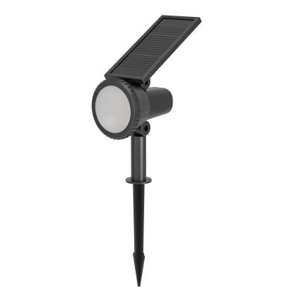 Eglo - LED RGBW dimmbare Solarlampe LED/3W/4,5V IP44 schwarz + Fernbedienung