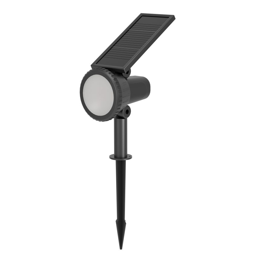 Eglo - LED RGBW dimmbare Solarlampe LED/3W/4,5V IP44 schwarz + Fernbedienung