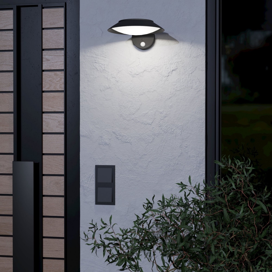 Eglo - LED-Solarwandleuchte mit Sensor LED/7W/3,7V IP44