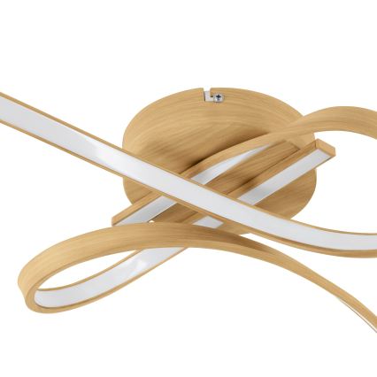 Eglo - LED Deckenleuchte LED/20,5W/230V braun