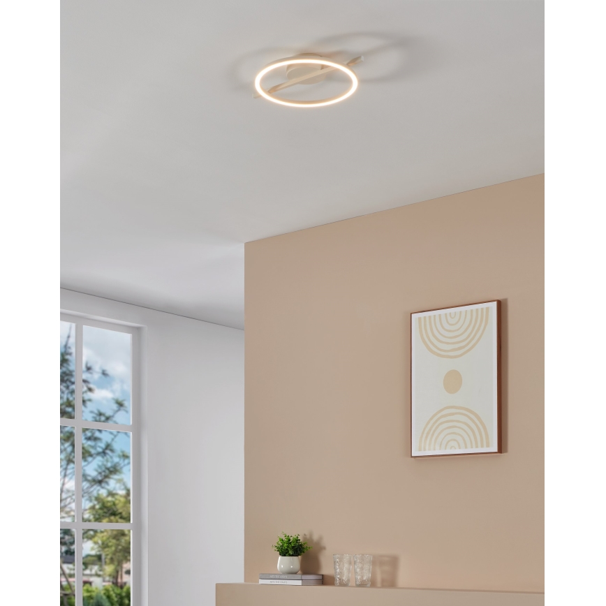 Eglo - Dimmbare LED-RGBW-Deckenleuchte LED/17W/230V 2700-6500K weiß + Fernbedienung