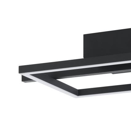 Eglo - Dimmbare LED-RGBW-Deckenleuchte LED/17W/230V 2700-6500K schwarz + Fernbedienung