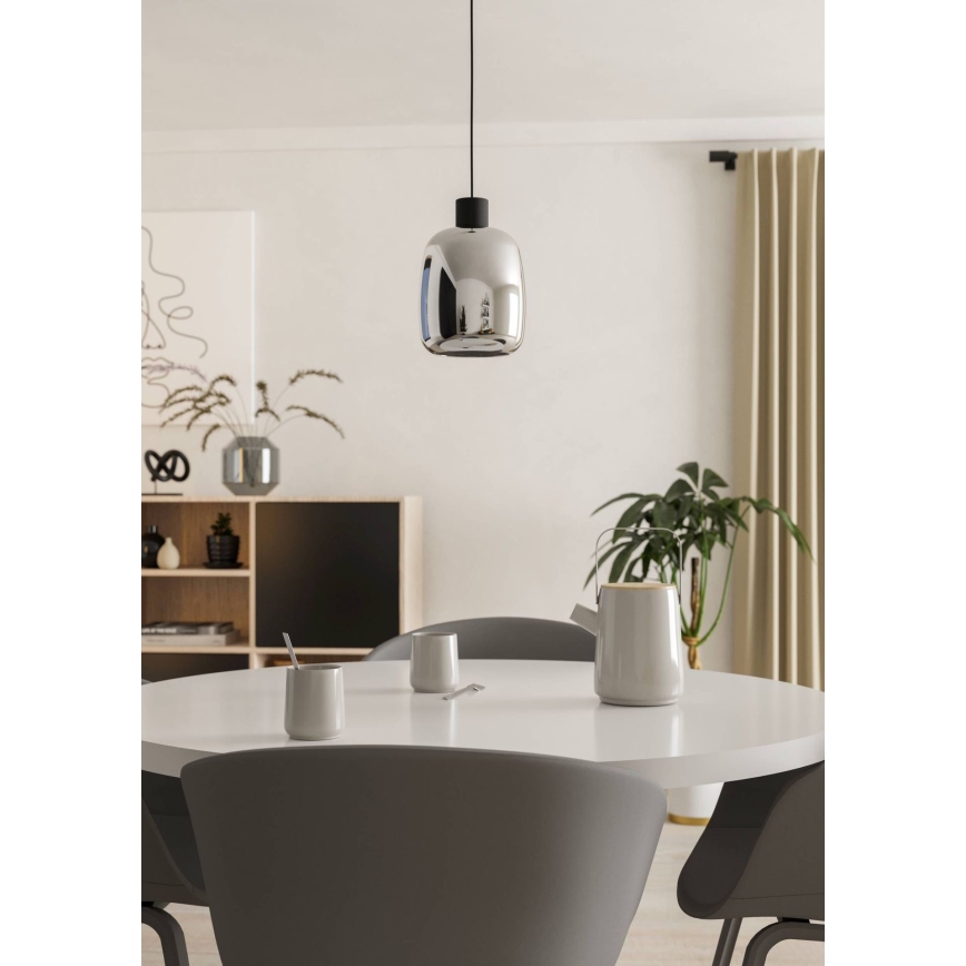 Eglo - Dimmbare LED-RGBW-Hängeleuchte LED/3,7W/230V 2700-6500K schwarz ZigBee