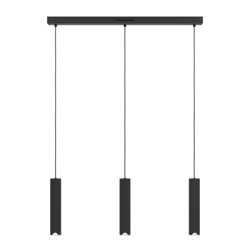 Eglo - Dimmbare LED-RGBW-Hängeleuchte 3xLED/3,7W/230V 2700-6500K schwarz