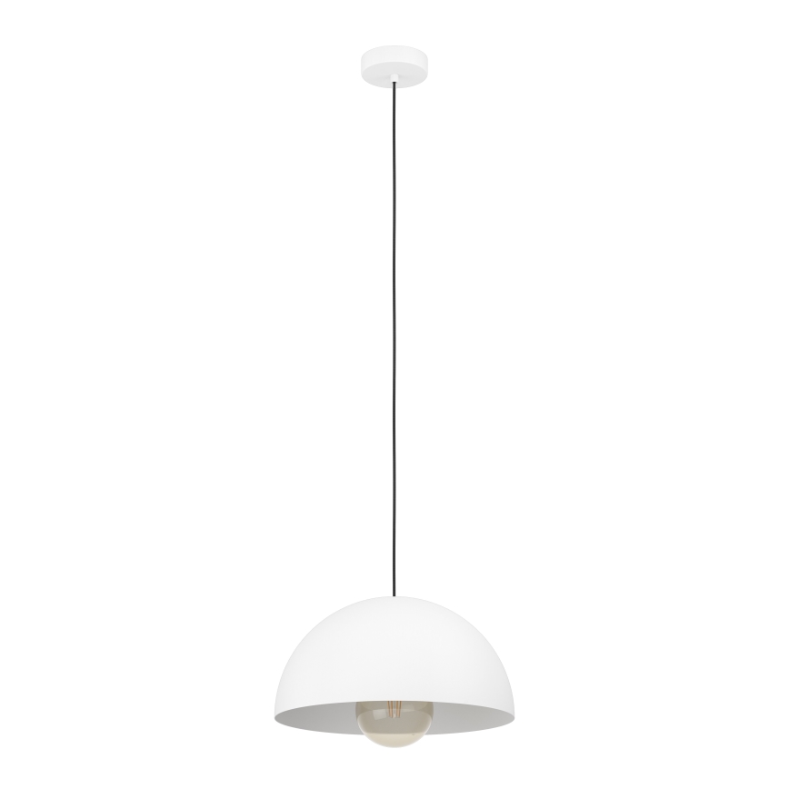 Eglo - Hängeleuchte 1xE27/40W/230V d 38 cm weiß