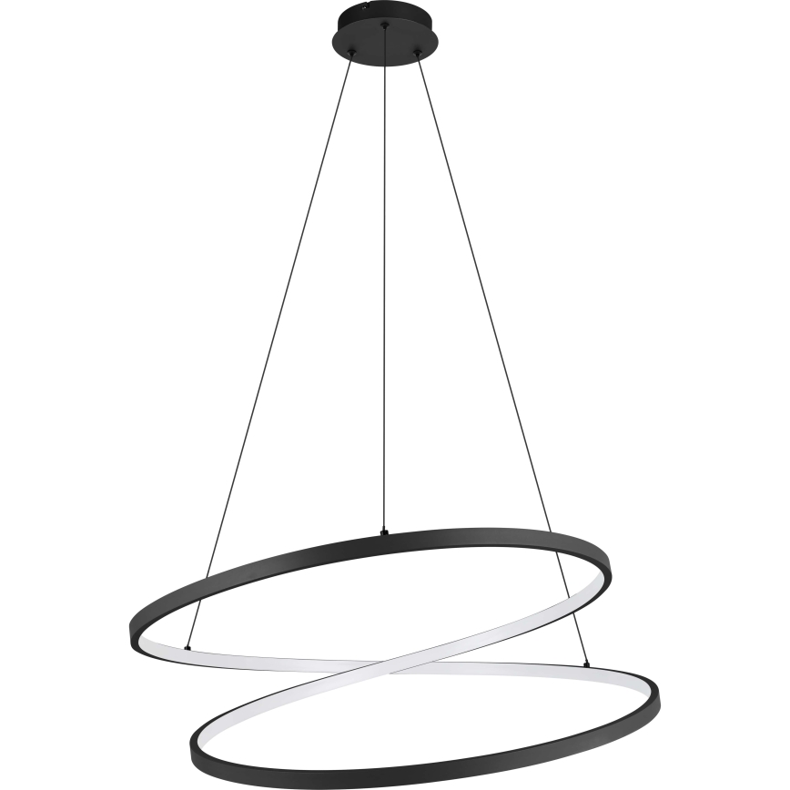 Eglo - LED-Kronleuchter LED/42W/230V 3000K schwarz