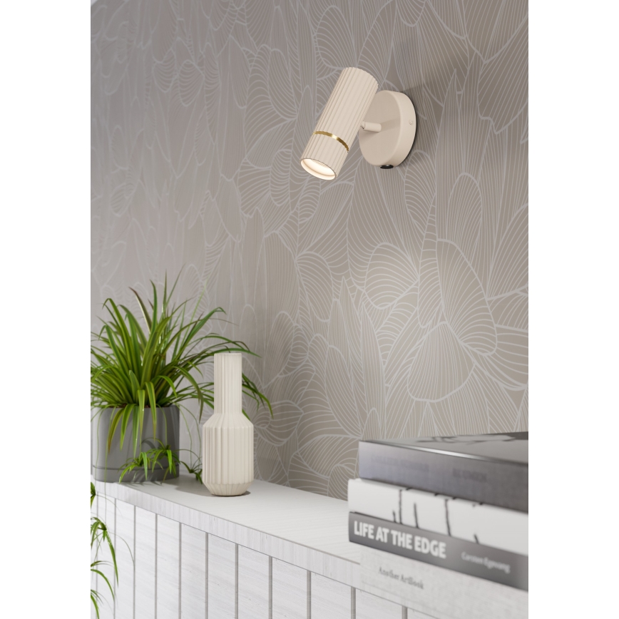 Eglo - LED-Wandleuchte 1xGU10/5W/230V 3000K beige