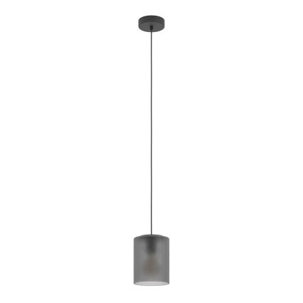 Eglo - Hängeleuchte 1xE27/40W/230V grau