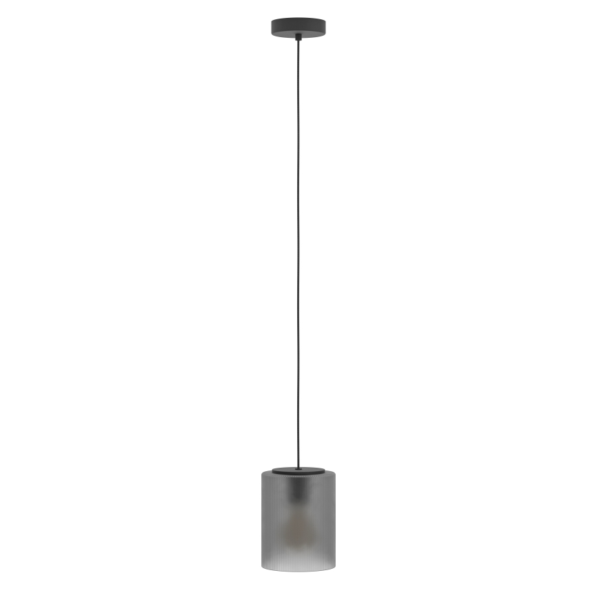 Eglo - Hängeleuchte 1xE27/40W/230V grau