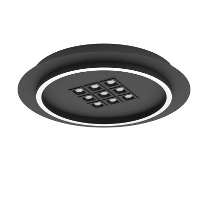 Eglo - Dimmbare LED-Deckenleuchte LED/21,4W/230V 2700-6500K schwarz + Fernbedienung