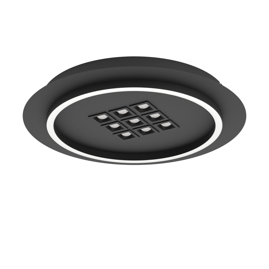 Eglo - Dimmbare LED-Deckenleuchte LED/21,4W/230V 2700-6500K schwarz + Fernbedienung