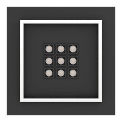 Eglo - Dimmbare LED-Deckenleuchte LED/21,4W/230V 2700-6500K schwarz + Fernbedienung
