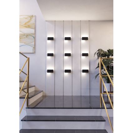 Eglo - LED-Wandleuchte LED/6W/230V 3000K schwarz
