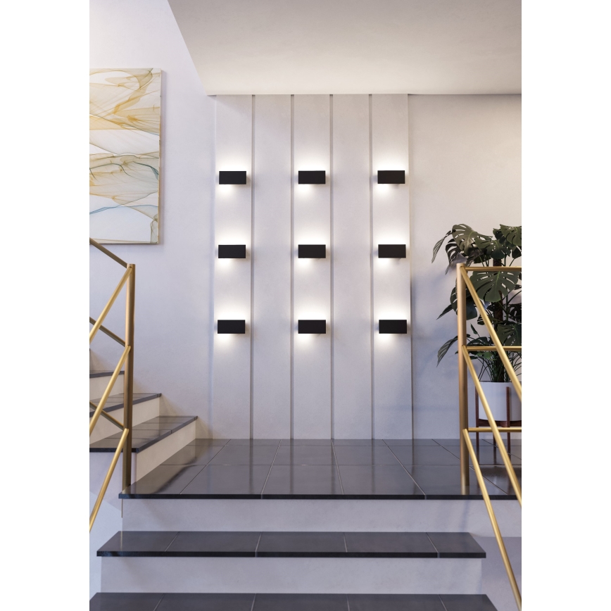 Eglo - LED-Wandleuchte LED/6W/230V 3000K schwarz