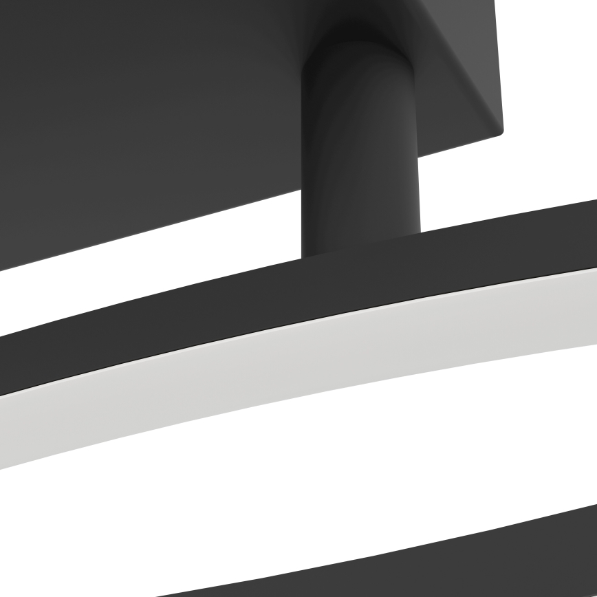Eglo - LED-Deckenleuchte LED/12W/230V 4000K schwarz