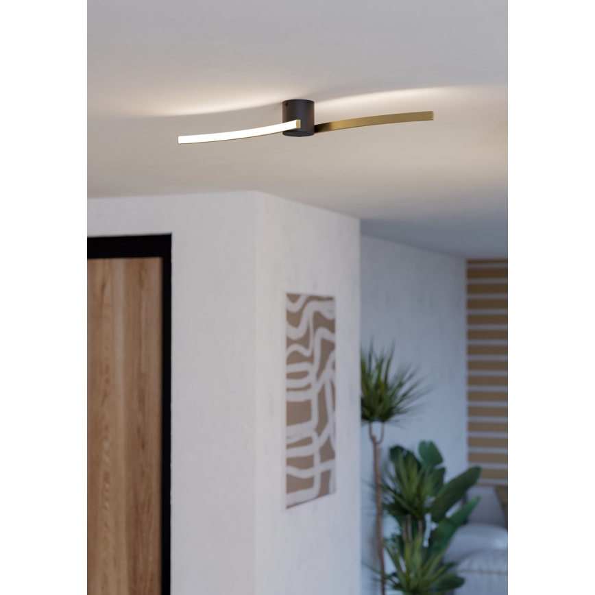 Eglo - LED-Deckenleuchte LED/12W/230V 4000K golden