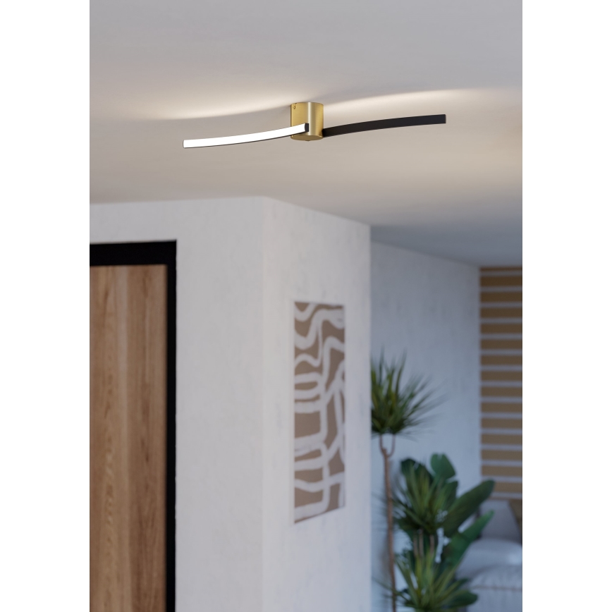 Eglo - LED-Deckenleuchte LED/12W/230V 4000K schwarz