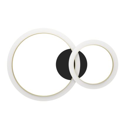 Eglo - Dimmbare LED-Deckenleuchte LED/12W/230V 4000K schwarz/golden