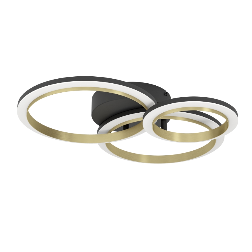 Eglo - Dimmbare LED-Deckenleuchte LED/20W/230V 4000K schwarz/golden