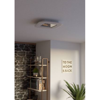 Eglo - Dimmbare LED-Deckenleuchte LED/20W/230V 2700-6500K weiß + Fernbedienung