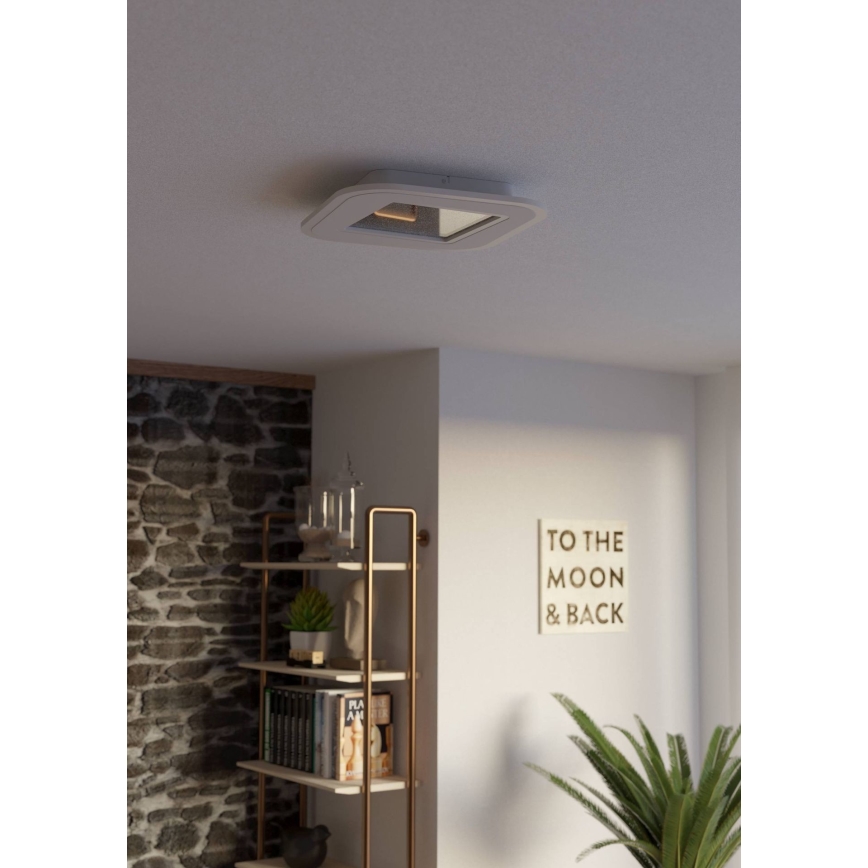 Eglo - Dimmbare LED-Deckenleuchte LED/20W/230V 2700-6500K weiß + Fernbedienung