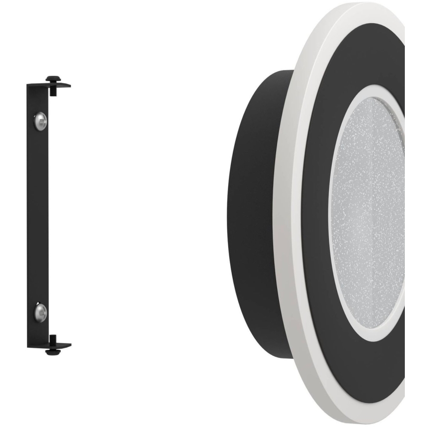 Eglo - LED-Wandleuchte LED/12W/230V 4000K schwarz