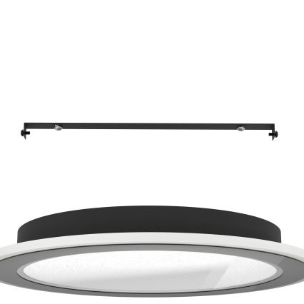 Eglo - Dimmbare LED-Deckenleuchte LED/20W/230V 2700-6500K schwarz + Fernbedienung