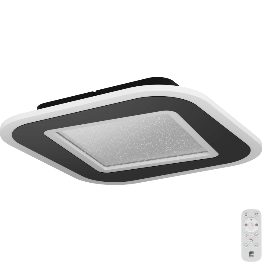 Eglo - Dimmbare LED-Deckenleuchte LED/20W/230V 2700-6500K schwarz + Fernbedienung