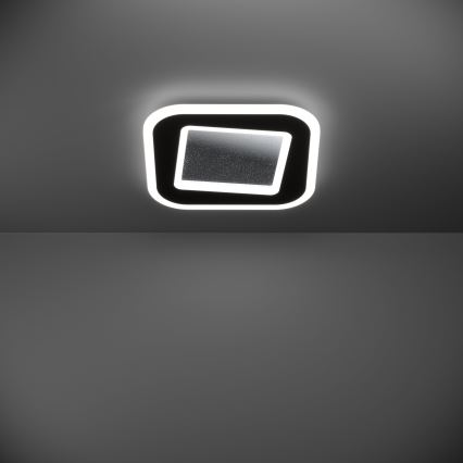 Eglo - Dimmbare LED-Deckenleuchte LED/20W/230V 2700-6500K schwarz + Fernbedienung