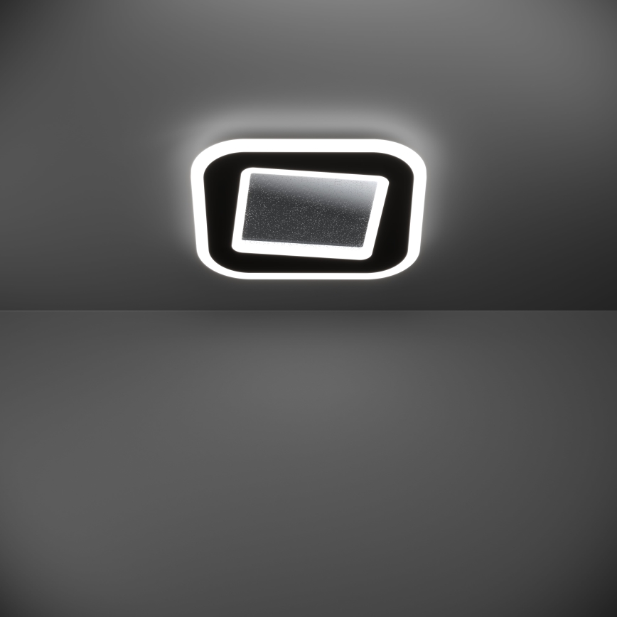 Eglo - Dimmbare LED-Deckenleuchte LED/20W/230V 2700-6500K schwarz + Fernbedienung