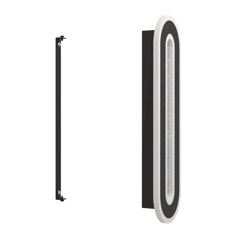Eglo - LED-Wandleuchte LED/12W/230V 4000K schwarz