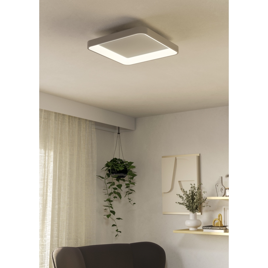 Eglo - Dimmbare LED-Deckenleuchte LORETELLO LED/12W/230V weiß + Fernbedienung