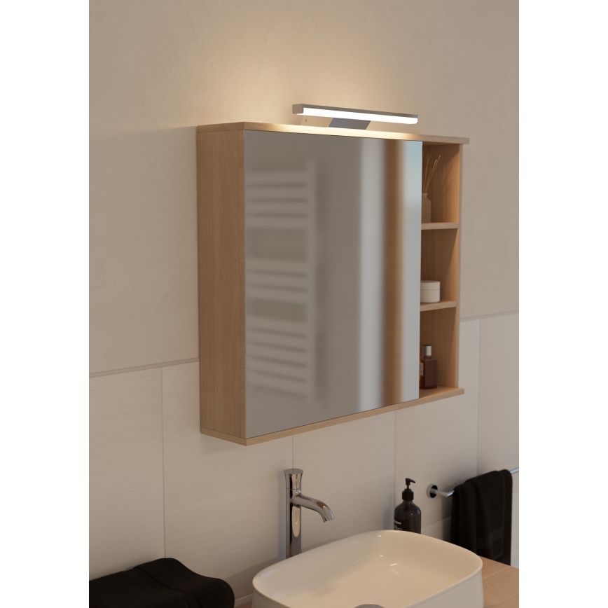 Eglo - Dimmbare LED-RGBW-Spiegelbeleuchtung für Badezimmer LED/12W/230V 2700-6500K IP44 matt Chrom